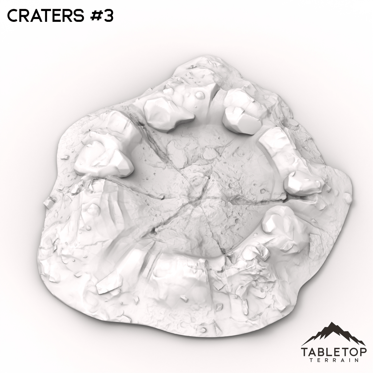 Tabletop Terrain Terrain 32mm / Crater 3 Craters