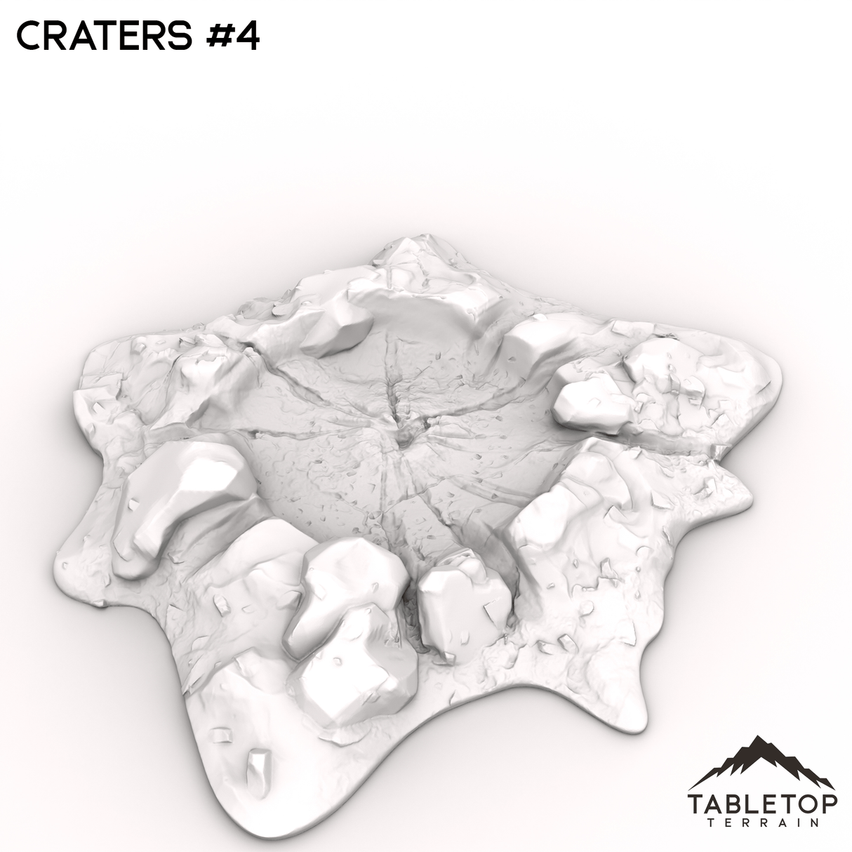 Tabletop Terrain Terrain 32mm / Crater 4 Craters