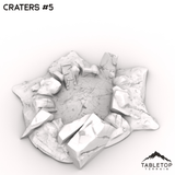 Tabletop Terrain Terrain 32mm / Crater 5 Craters