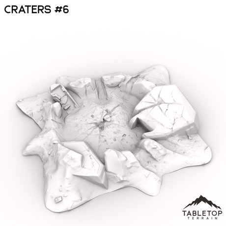 Tabletop Terrain Terrain 32mm / Crater 6 Craters