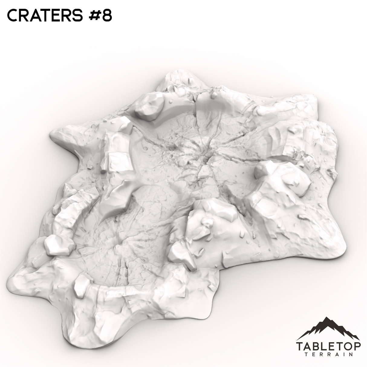 Tabletop Terrain Terrain 32mm / Crater 8 Craters