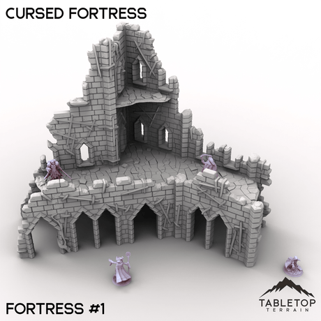 Tabletop Terrain Terrain 32mm / Fortress 1 Cursed Fortress