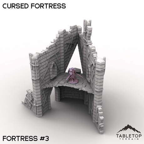 Tabletop Terrain Terrain 32mm / Fortress 3 Cursed Fortress