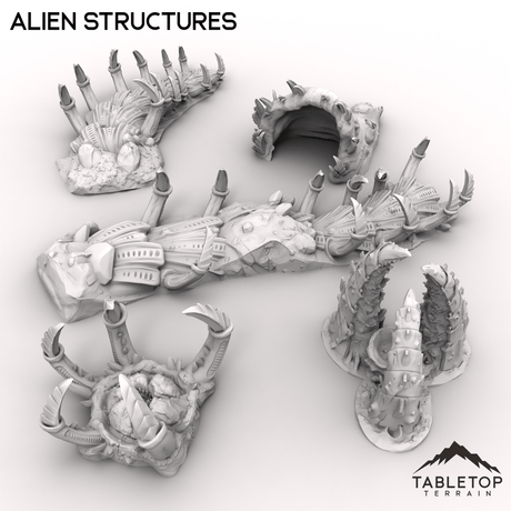 Tabletop Terrain Terrain 32mm / Full set Alien Structures