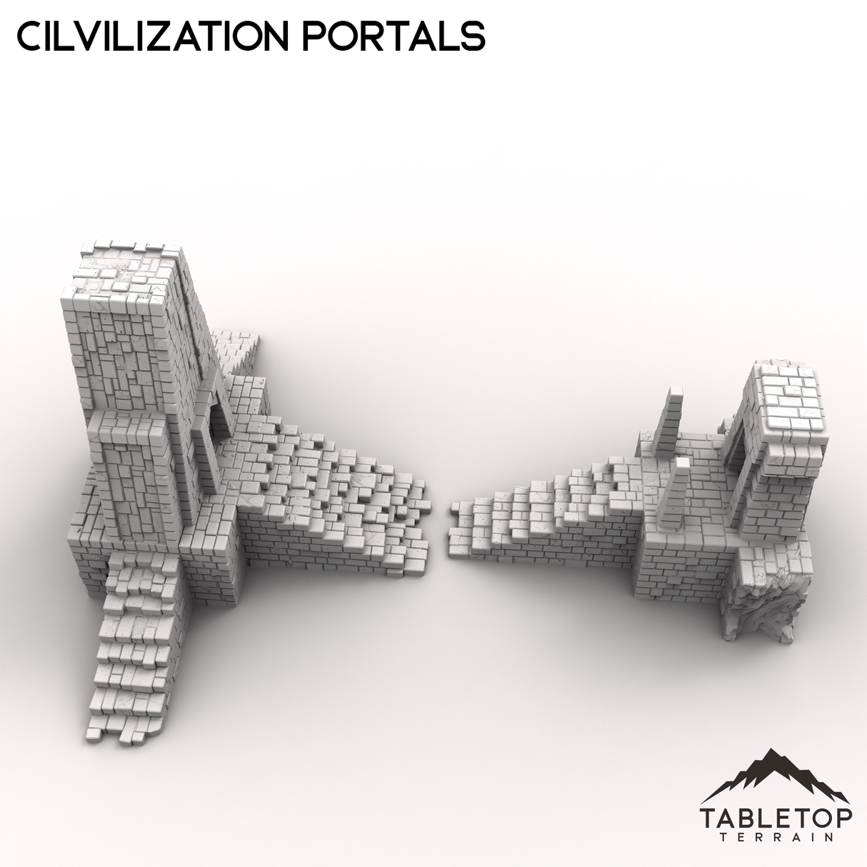 Tabletop Terrain Terrain 32mm / Full set Civilization Portals