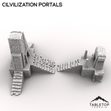 Tabletop Terrain Terrain 32mm / Full set Civilization Portals