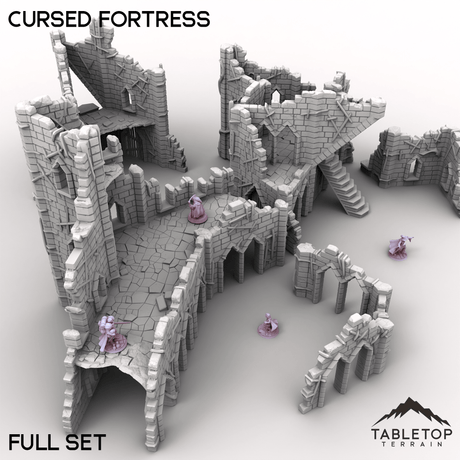 Tabletop Terrain Terrain 32mm / Full Set Cursed Fortress