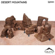 Tabletop Terrain Terrain 32mm / Full set Desert Mountains
