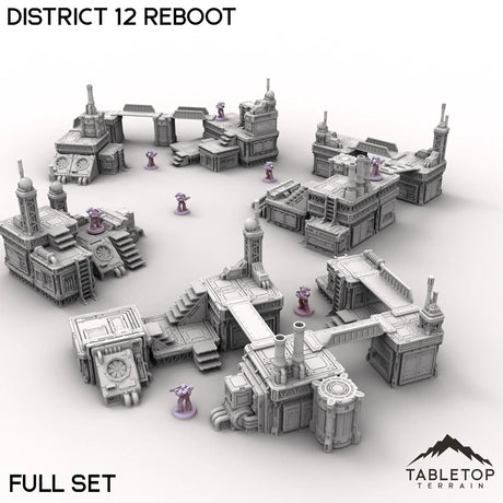Tabletop Terrain Terrain 32mm / Full Set District 12 Reboot