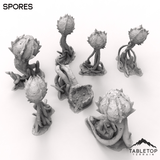 Tabletop Terrain Terrain 32mm / Full set Spores