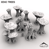 Tabletop Terrain Terrain 32mm / Full set Xeno Trees