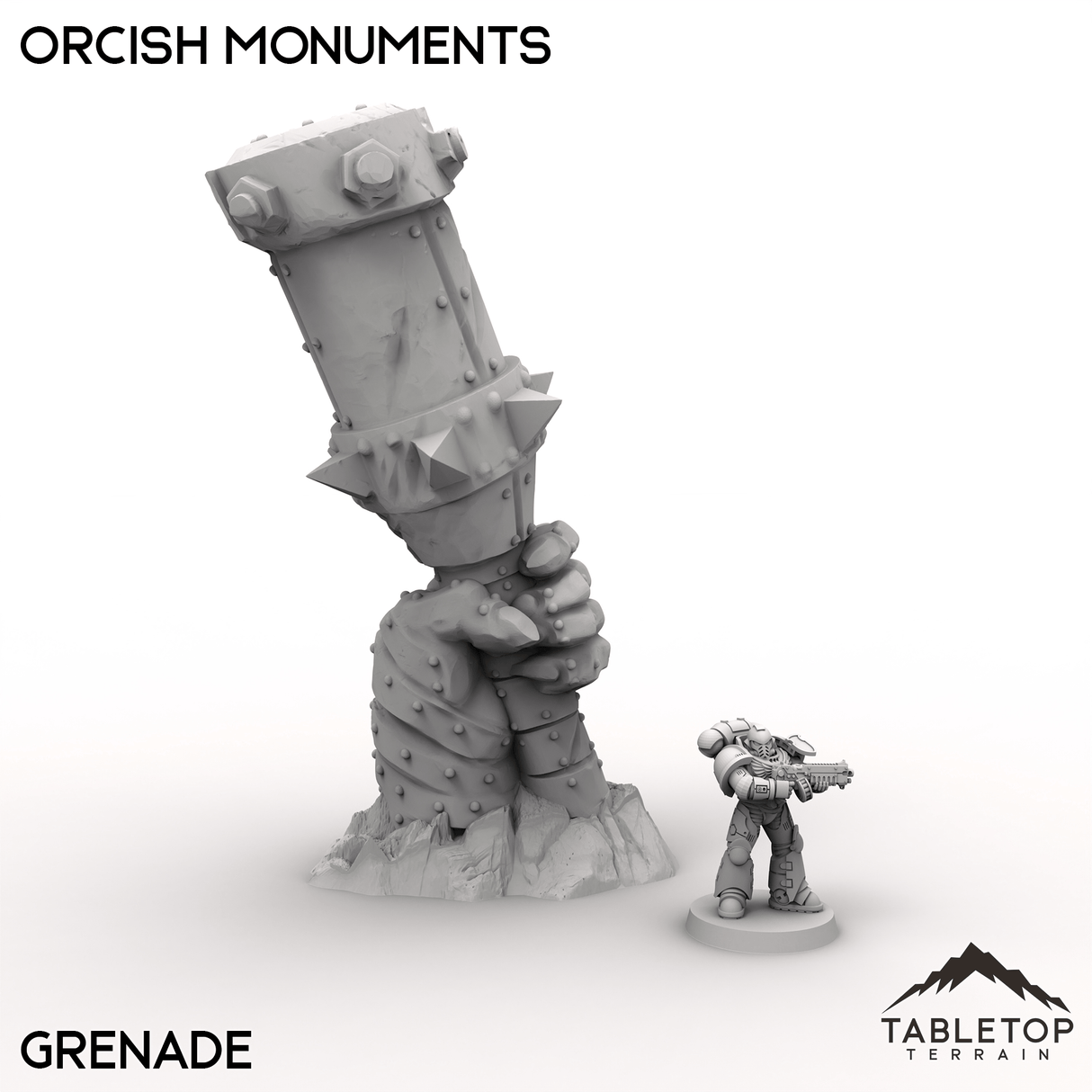 Tabletop Terrain Terrain 32mm / Grenade Orcish Monuments