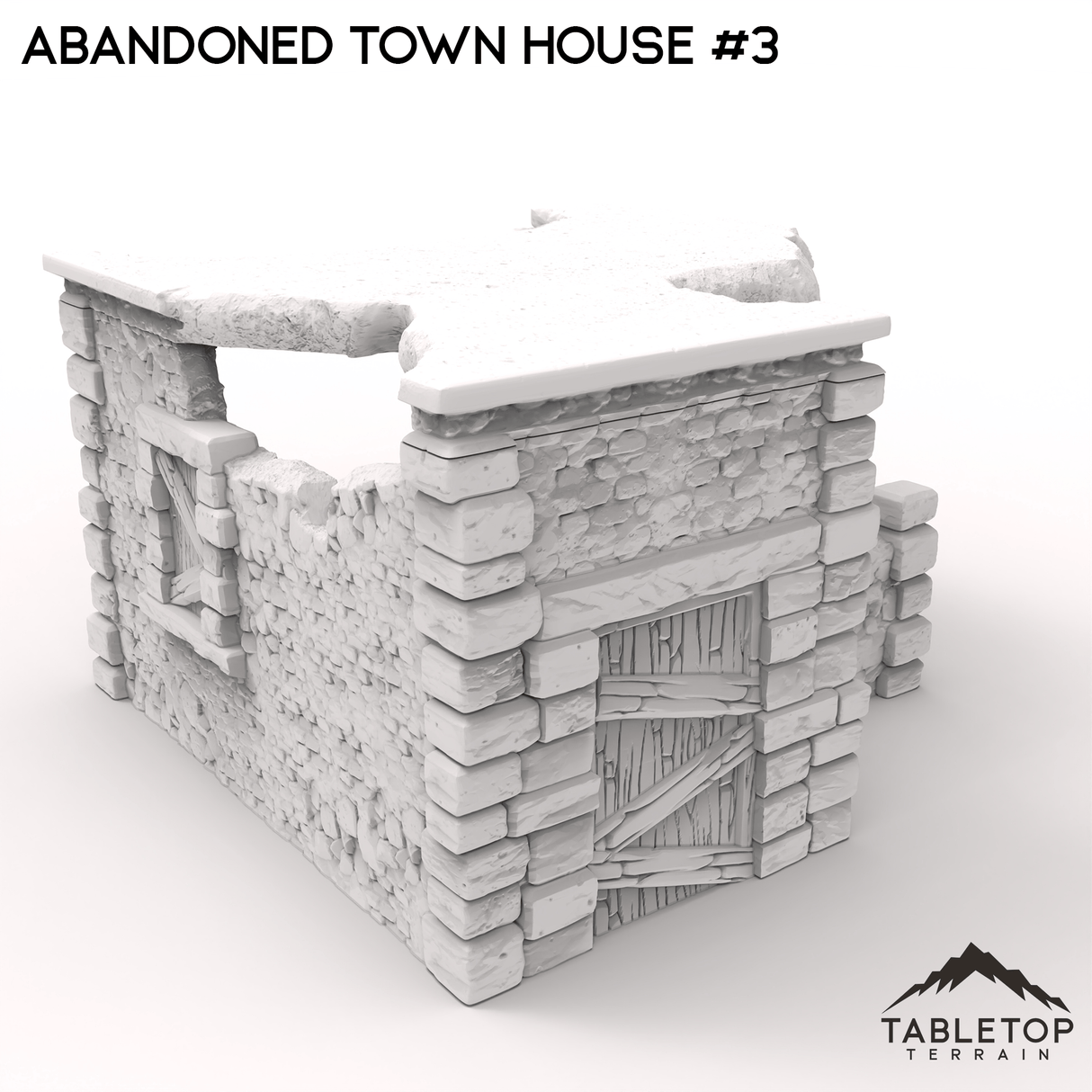 Tabletop Terrain Terrain 32mm / House 3 Abandoned Town