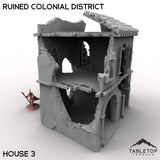 Tabletop Terrain Terrain 32mm / House 3 Ruined Colonial District