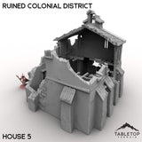 Tabletop Terrain Terrain 32mm / House 5 Ruined Colonial District
