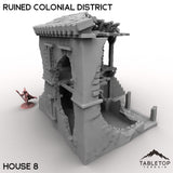 Tabletop Terrain Terrain 32mm / House 8 Ruined Colonial District