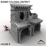 Tabletop Terrain Terrain 32mm / House 9 Ruined Colonial District