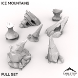 Tabletop Terrain Terrain 32mm Ice Mountains