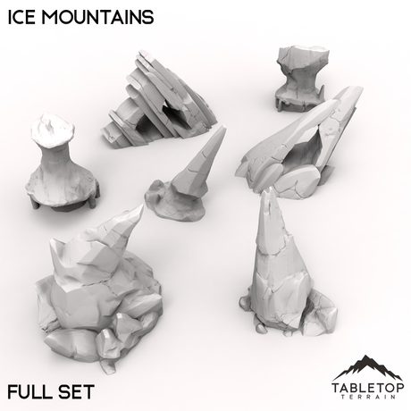 Tabletop Terrain Terrain 32mm Ice Mountains