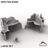 Tabletop Terrain Terrain 32mm / Large Infected Ruins