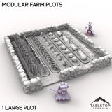 Tabletop Terrain Terrain 32mm / Large Modular Farm Plots