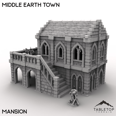 Tabletop Terrain Terrain 32mm / Mansion Middle Earth Town