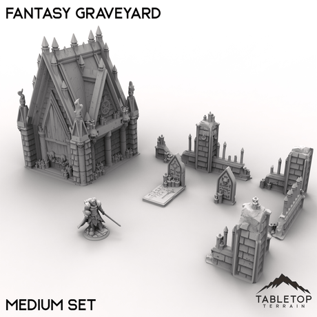 Tabletop Terrain Terrain 32mm / Medium Fantasy Graveyard