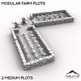 Tabletop Terrain Terrain 32mm / Medium Modular Farm Plots