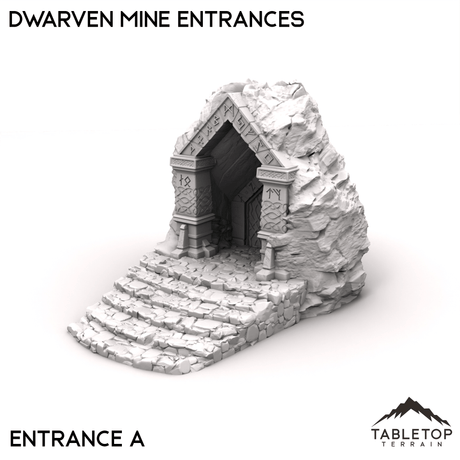 Tabletop Terrain Terrain 32mm / Mine A Dwarven Mine Entrances
