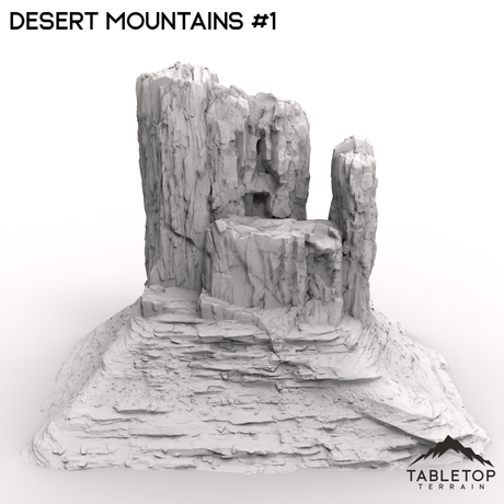 Tabletop Terrain Terrain 32mm / Mountain 1 Desert Mountains