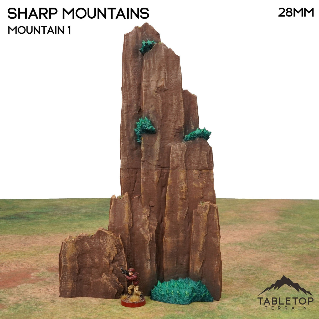 Tabletop Terrain Terrain 32mm / Mountain 1 Sharp Mountains