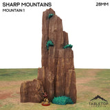 Tabletop Terrain Terrain 32mm / Mountain 1 Sharp Mountains