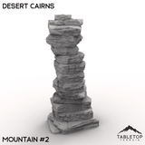 Tabletop Terrain Terrain 32mm / Mountain 2 Desert Cairns