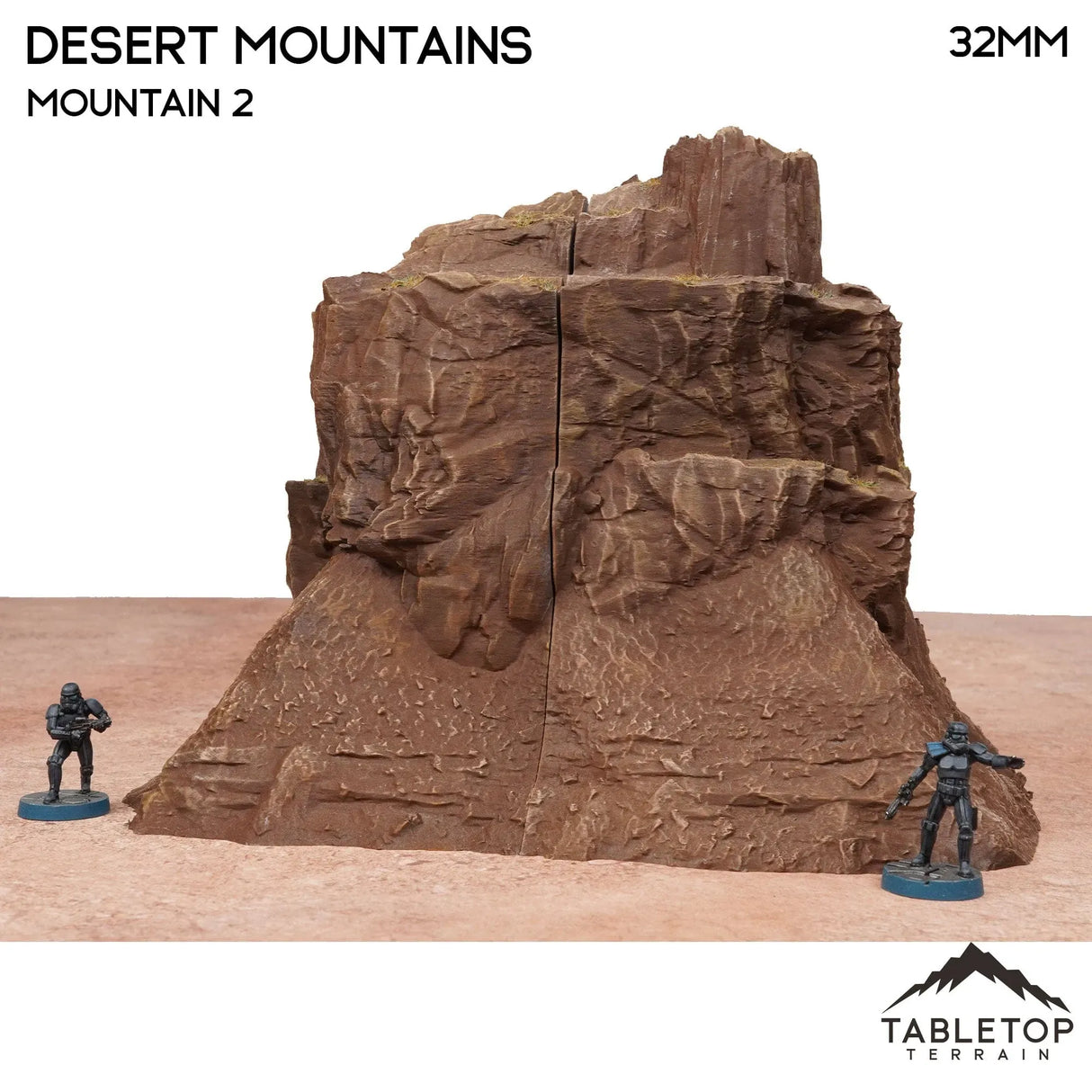Tabletop Terrain Terrain 32mm / Mountain 2 Desert Mountains