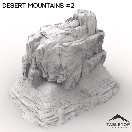 Tabletop Terrain Terrain 32mm / Mountain 2 Desert Mountains