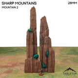Tabletop Terrain Terrain 32mm / Mountain 2 Sharp Mountains