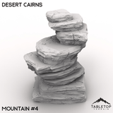 Tabletop Terrain Terrain 32mm / Mountain 4 Desert Cairns