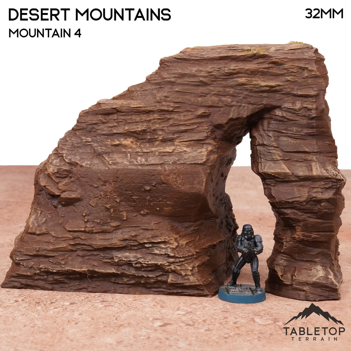 Tabletop Terrain Terrain 32mm / Mountain 4 Desert Mountains