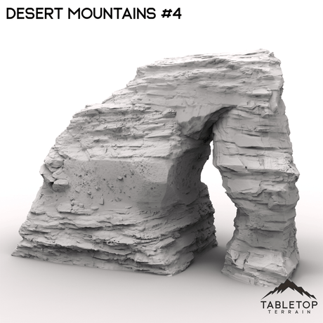 Tabletop Terrain Terrain 32mm / Mountain 4 Desert Mountains