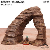 Tabletop Terrain Terrain 32mm / Mountain 5 Desert Mountains