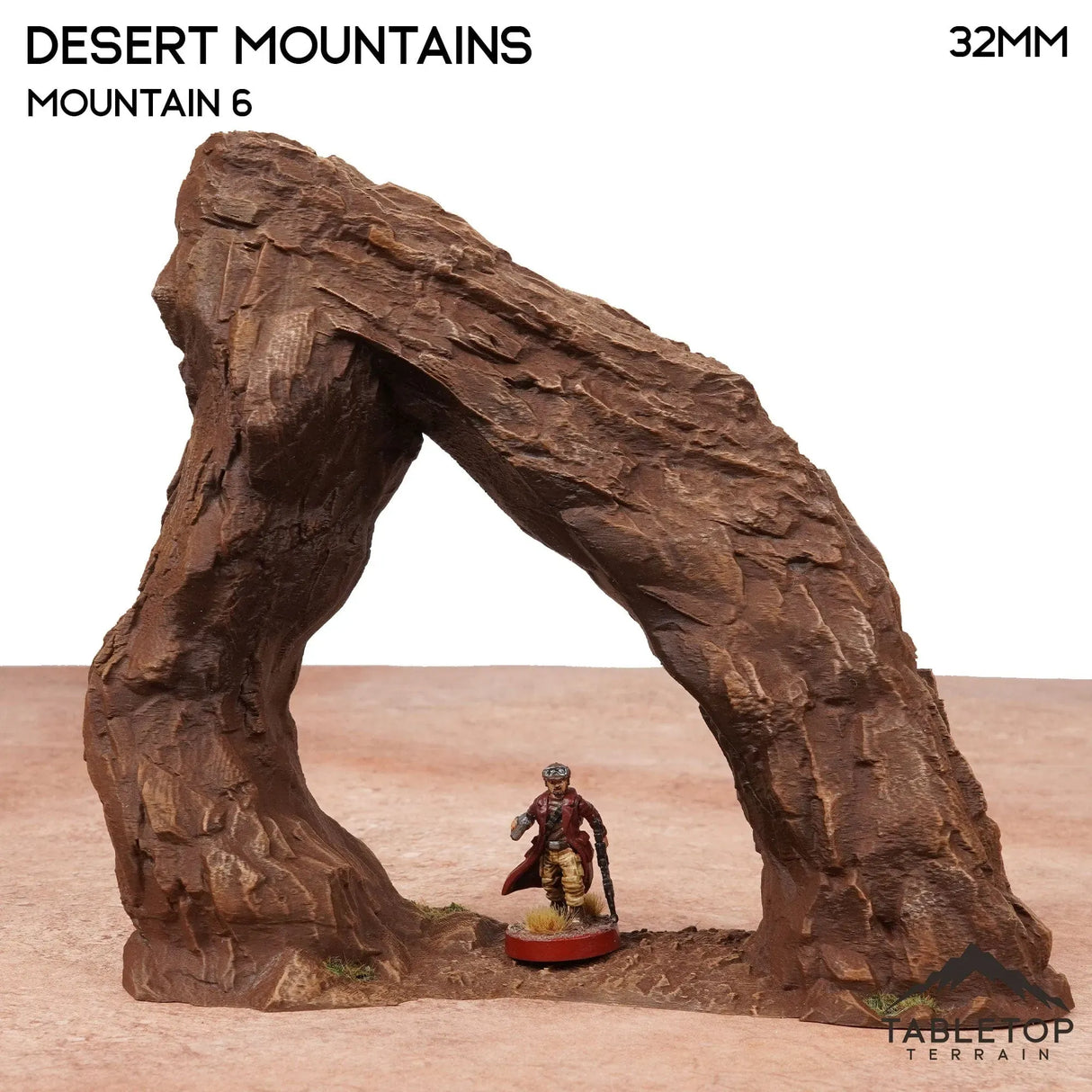 Tabletop Terrain Terrain 32mm / Mountain 6 Desert Mountains