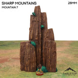 Tabletop Terrain Terrain 32mm / Mountain 7 Sharp Mountains