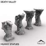 Tabletop Terrain Terrain 32mm / Mummy Statues Death Valley