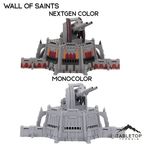 Tabletop Terrain Terrain 32mm / NextGen Color (Colored) Wall of Saints