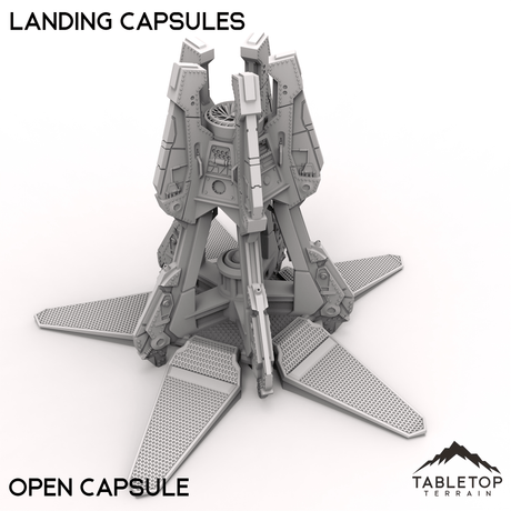 Tabletop Terrain Terrain 32mm / Open Capsule Landing Capsules