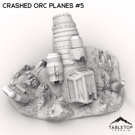 Tabletop Terrain Terrain 32mm / Plane 5 Crashed Orc Planes