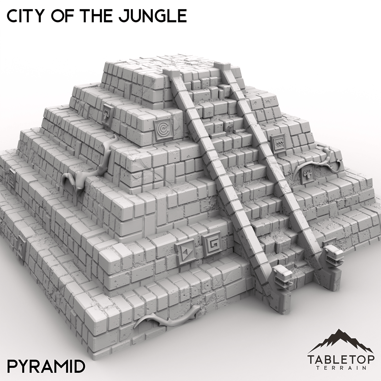 Tabletop Terrain Terrain 32mm / Pyramid City of the Jungle