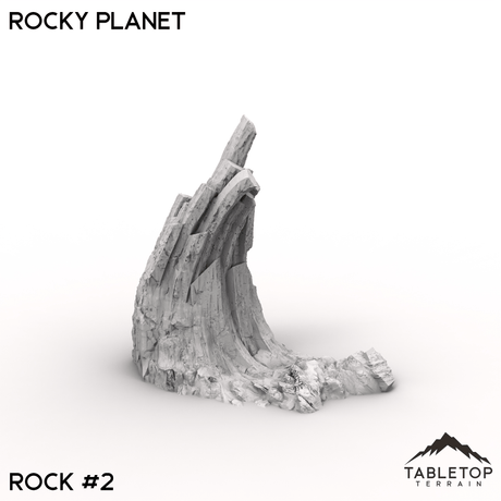 Tabletop Terrain Terrain 32mm / Rock 2 Rocky Planet