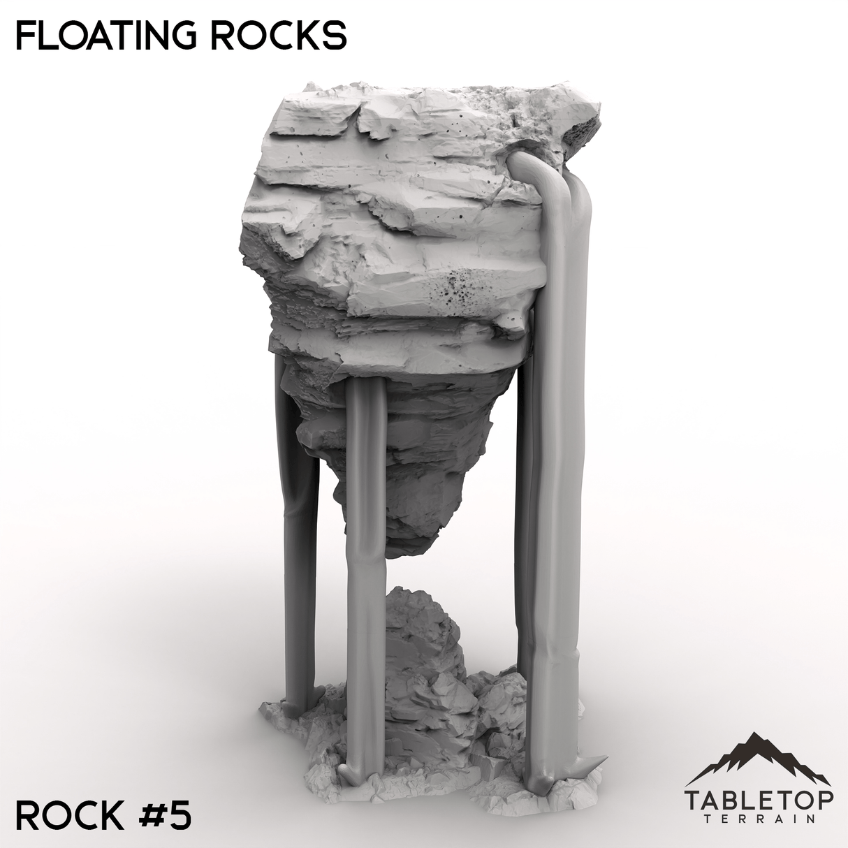 Tabletop Terrain Terrain 32mm / Rock 5 Floating Rocks