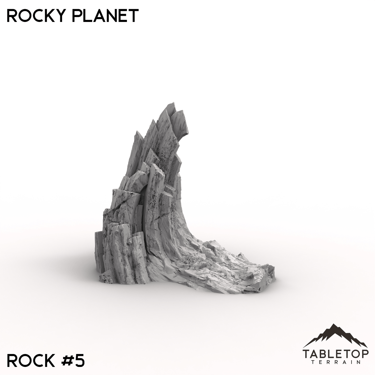 Tabletop Terrain Terrain 32mm / Rock 5 Rocky Planet